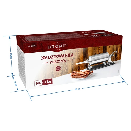4 kg-os vízszintes kolbásztöltő - 11