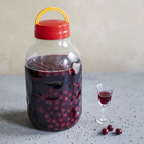 5 l-es üveg likőrökhöz és fogantyús csavaros tető - 6