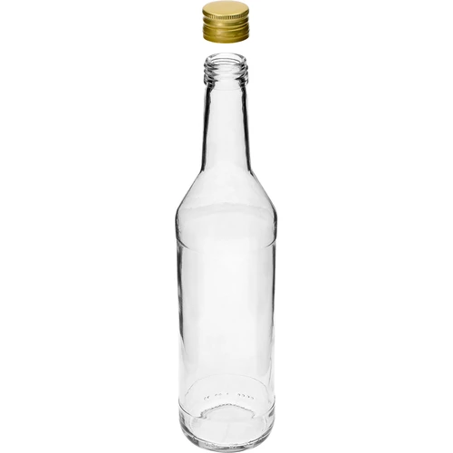 500 ml-es, egyenes falú, vodkához való palack csavarzárral - 8 db - 5