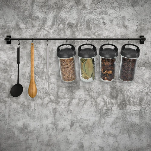 545 ml-es üveg tároló, felakasztható csavaros tetővel - 6