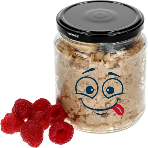 580 ml-es twist-off befőttesüveg mosolygós mintával és fi 82/6 csavaros tetővel - 3 db - 5