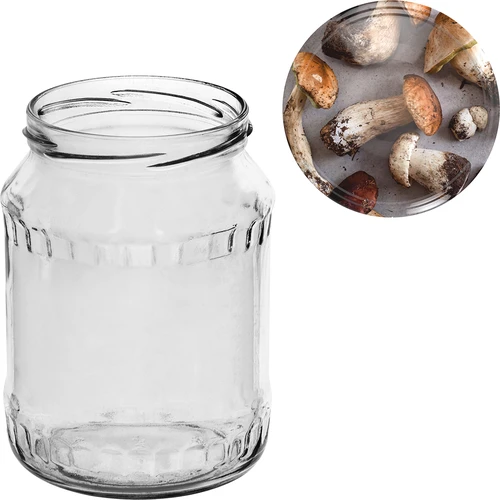 720 ml-es TO befőttesüveg színes fi 82/6 kupakkal - 6 db - 10