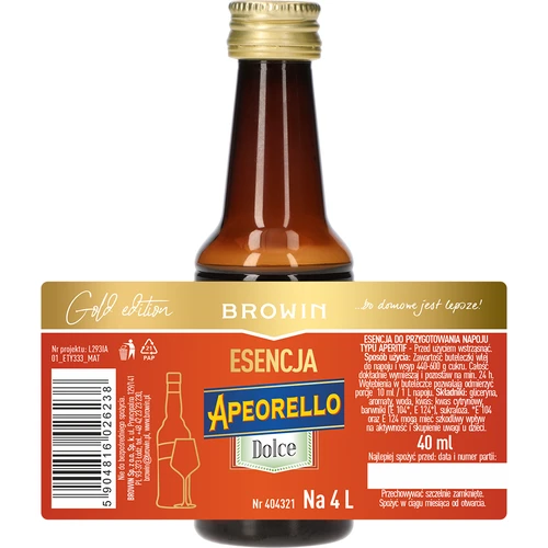 Apeorello Dolce esszencia 4 L-hez, 40 ml - 5