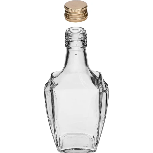 Art Deco 250 ml-es palack fi28-as csavaros kupakkal - 2