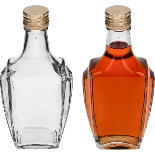 Art Deco 250 ml-es palack fi28-as csavaros kupakkal - 3