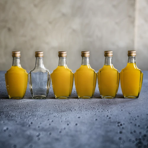 Art Deco 250 ml-es palack fi28-as csavaros kupakkal - 8