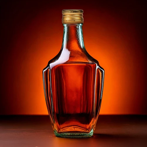 Art Deco 250 ml-es palack fi28-as csavaros kupakkal - 7