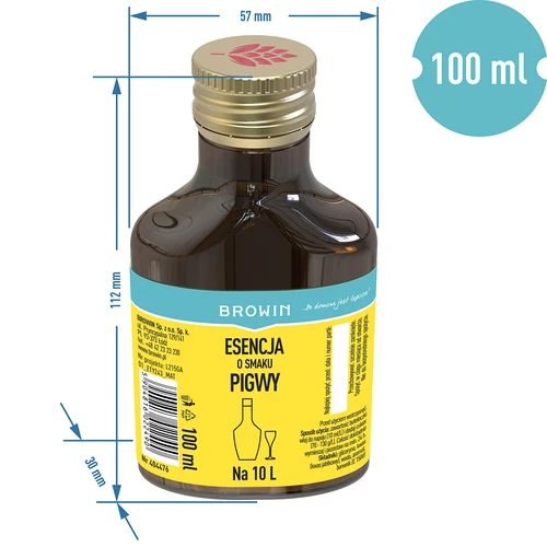 Birsalma ízű esszencia 10 L-hez – 100 ml - 6