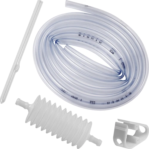 Borlefejtő cső pumpával