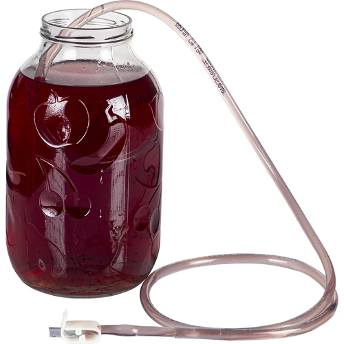 Borlefejtő cső, szorítóval - 5