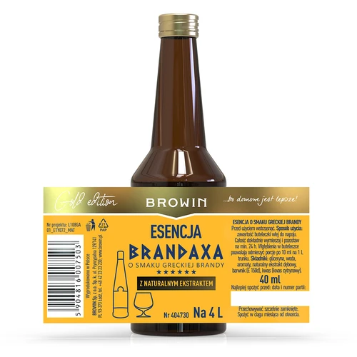 Brandaxa esszencia görög brandy ízben, 40 ml - 4