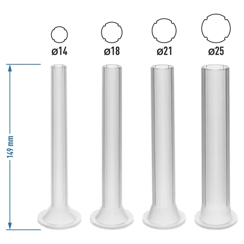 Browin kolbásztöltőkhöz pót töltőcsövek, 4 db - 4