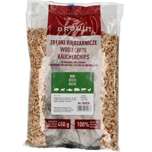 Bükk faapríték füstöléshez/grillezéshez, 450 g, 8-as frakció