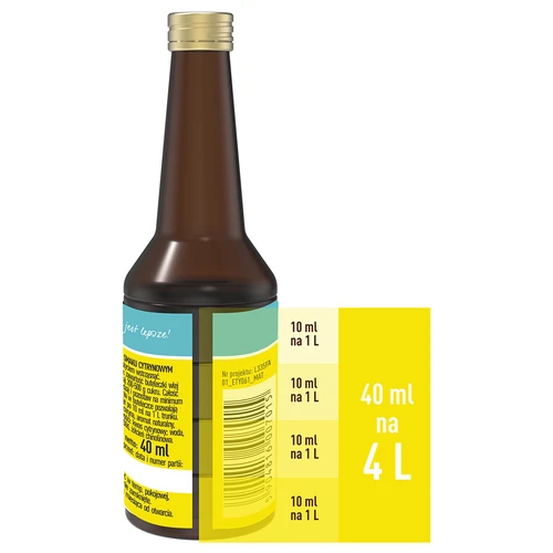 Citromízű esszencia természetes aromával, 4 literhez - 40 ml - 5