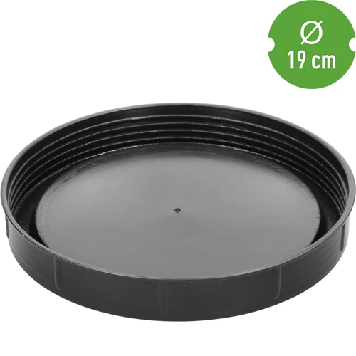 Csavaros kupak 20 l-es, négyzetes hordóhoz, Ø 19 cm - 2