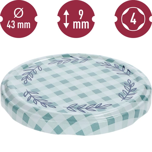 Csavaros tető fi 43 – kockás, 10 db - 4