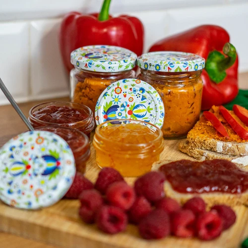 Csavaros tető fi 66 kasub mintás - 10 db. - 4