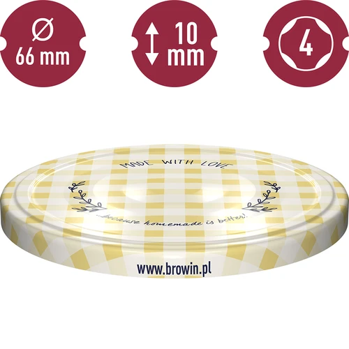 Csavaros tető fi 66 kockás - 10 db - 10