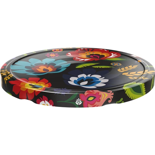 Csavaros tető fi 82/6 Folk fekete - 10 db - 2