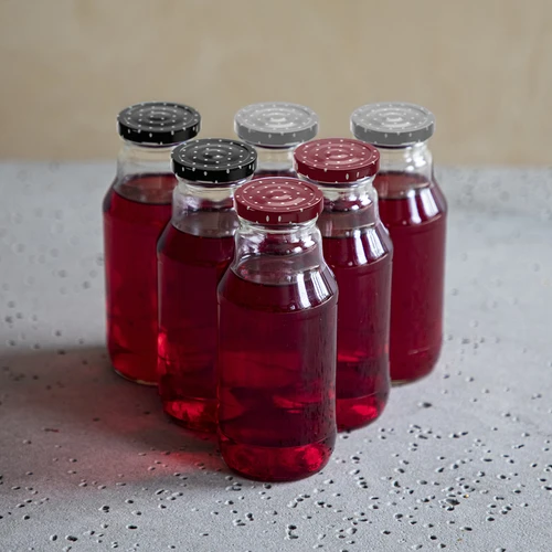 Csavaros tető Ø 43 mm, pöttyös mix - 10 db. - 11