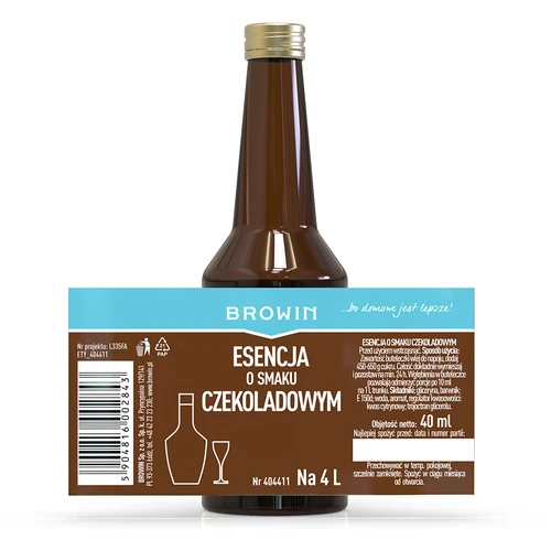 Csokoládé ízű alkoholeszencia 4 literhez – 40 ml - 7