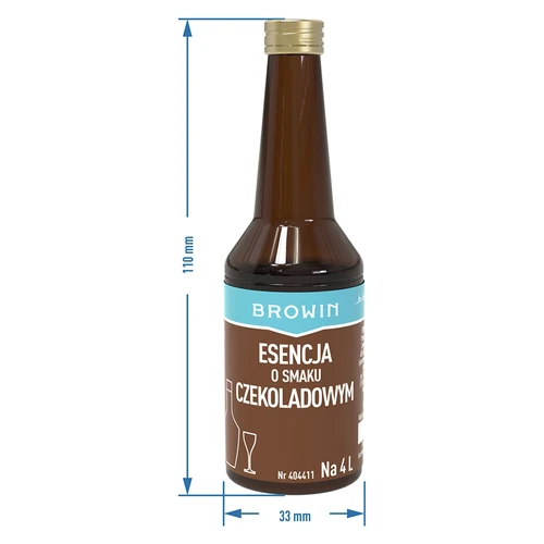 Csokoládé ízű alkoholeszencia 4 literhez – 40 ml - 8
