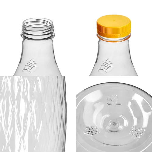 Dama 5 L PET demizson, csavaros kupakkal - 3