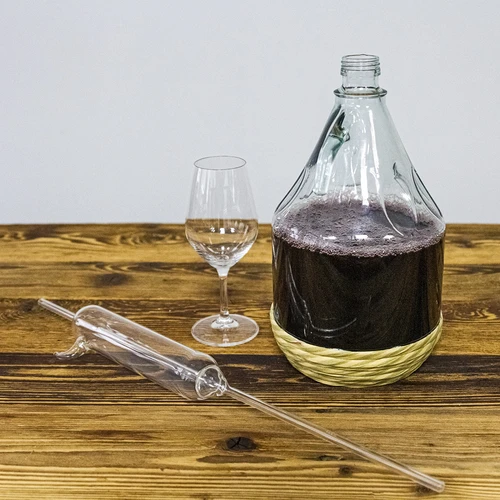 Dama demizson 3 l, hálós borítással, csavaros kupakkal - 6