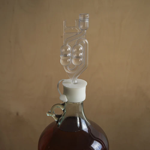 Demizson-dugó fi 50/54 mm, zárókupakkal - 8