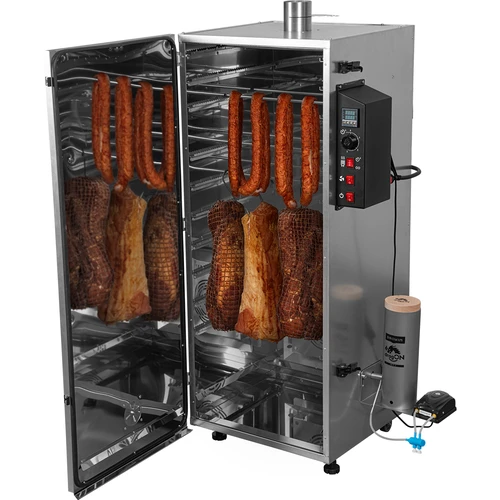 dragON acél füstölő 220 L – digitális vezérlővel - 4