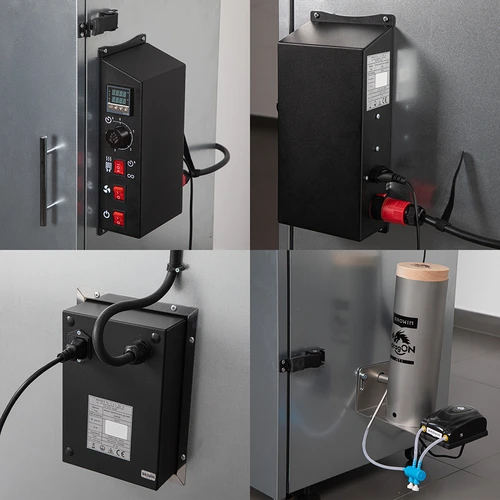 dragON acél füstölő 220 L – digitális vezérlővel - 5