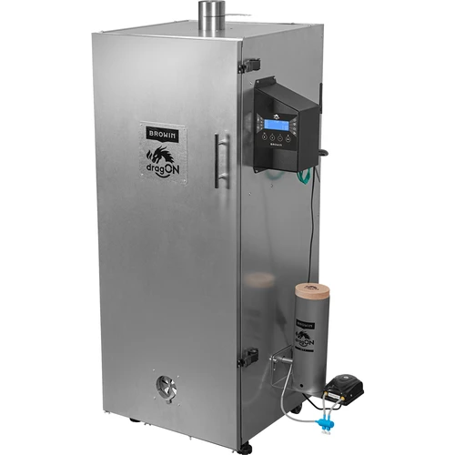 dragON acél füstölő 220 L, IQ – Wi‑Fi-s vezérlővel - 2
