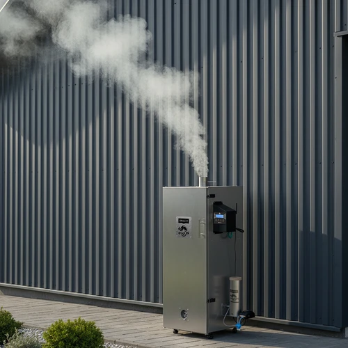 dragON acél füstölő 220 L, IQ – Wi‑Fi-s vezérlővel - 16