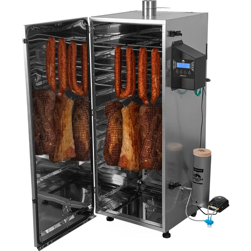 dragON acél füstölő 220 L, IQ – Wi‑Fi-s vezérlővel - 4