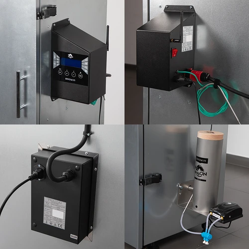 dragON acél füstölő 220 L, IQ – Wi‑Fi-s vezérlővel - 5