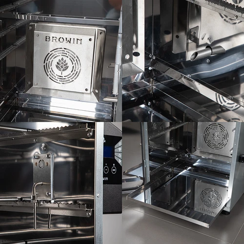 dragON acél füstölő 220 L, IQ – Wi‑Fi-s vezérlővel - 6