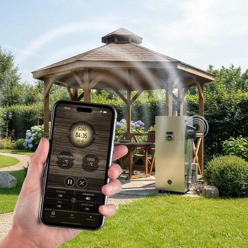 dragON acél füstölő 220 L, IQ – Wi‑Fi-s vezérlővel - 12