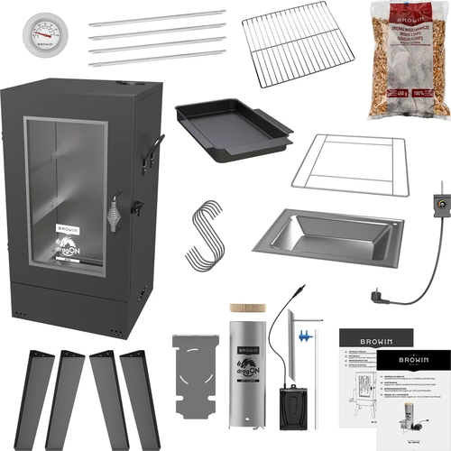 dragON E101 elektromos füstölő füstgenerátorral, 70 L - 2