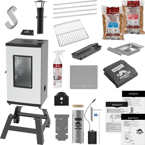 dragON elektromos füstölő mobil alappal és tisztítófolyadékkal - 2