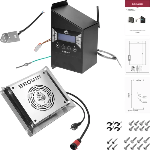 dragON IQ 2,7 kW modulcsomag Wi-Fi vezérlővel, kerti füstölőkhöz - 2