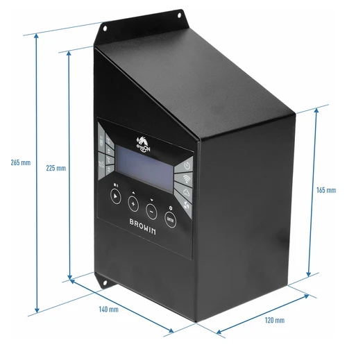 dragON IQ 2,7 kW modulcsomag Wi-Fi vezérlővel, kerti füstölőkhöz - 4