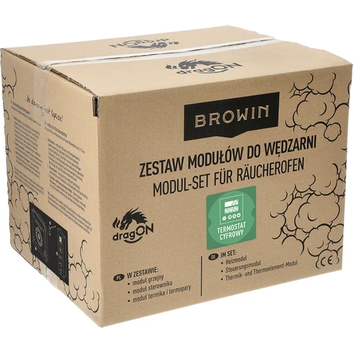 dragON készlet füstölőhöz - elektromos modulok digitális vezérlővel és JET 1 LONG füstgenerátorral - 19