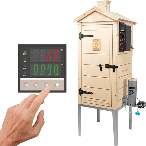 dragON PLYWOOD NATURE 100E elektromos füstölő, elektromos fűtőmodullal és vezérlőegységgel