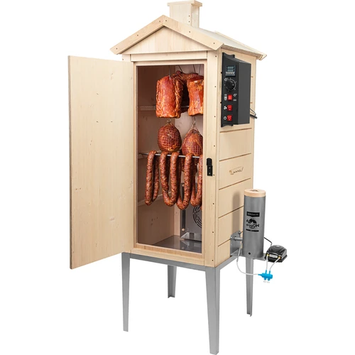 dragON PLYWOOD NATURE 100E elektromos füstölő, elektromos fűtőmodullal és vezérlőegységgel - 4