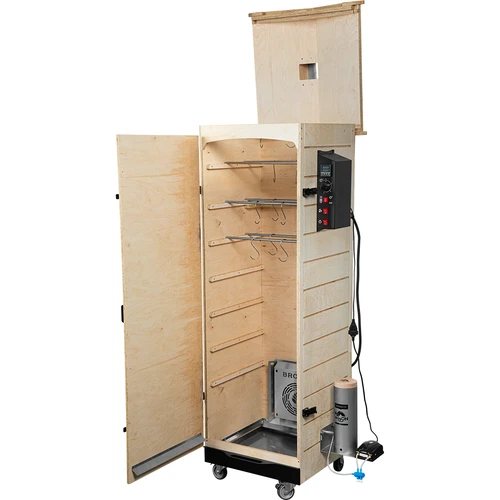 dragON PLYWOOD NATURE füstölő – keret nélküli, moduláris, digitális vezérlővel, 320L - 3