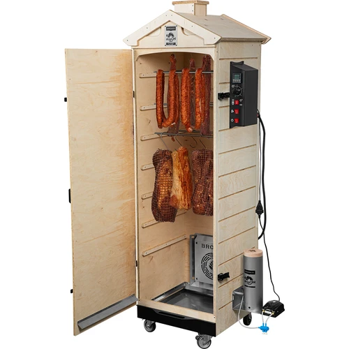 dragON PLYWOOD NATURE füstölő – keret nélküli, moduláris, digitális vezérlővel, 320L - 4