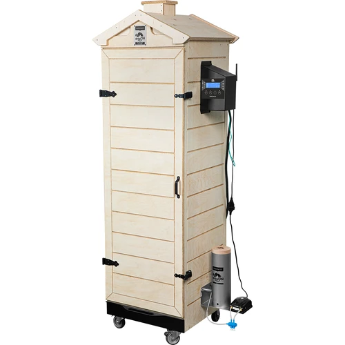 dragON PLYWOOD NATURE füstölő – keret nélküli, moduláris, Wi-Fi vezérlővel, 320L - 2