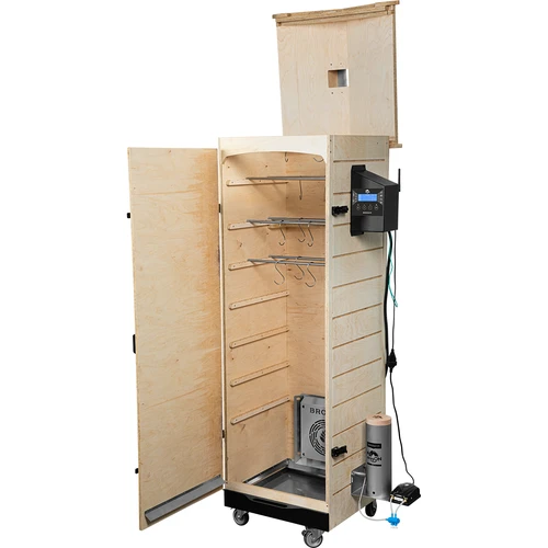 dragON PLYWOOD NATURE füstölő – keret nélküli, moduláris, Wi-Fi vezérlővel, 320L - 3