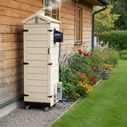 dragON PLYWOOD NATURE füstölő – keret nélküli, moduláris, Wi-Fi vezérlővel, 320L - 15