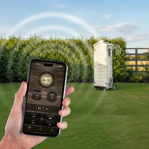 dragON PLYWOOD NATURE füstölő – keret nélküli, moduláris, Wi-Fi vezérlővel, 320L - 12